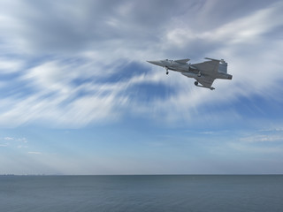 Fototapeta na wymiar Plane Fighter jet