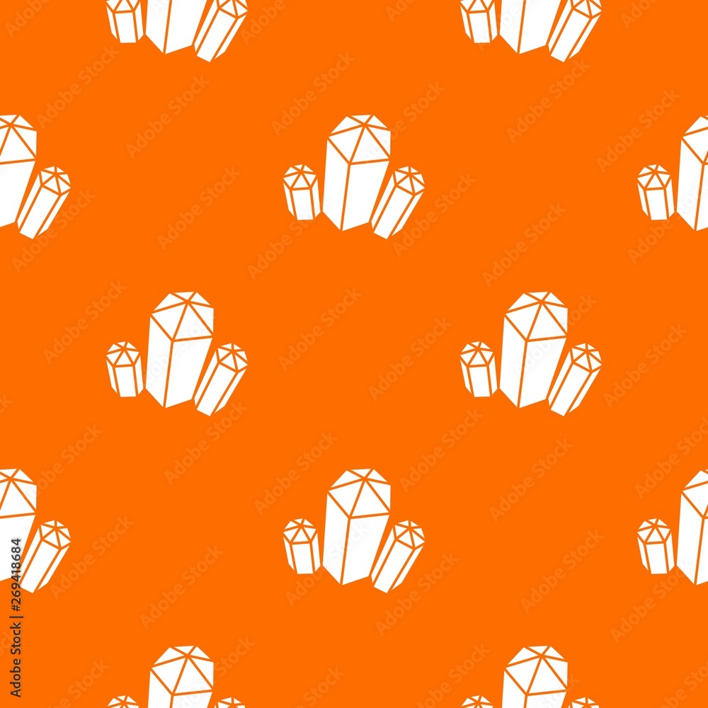 Poster Diamond pattern vector orange for any web design best