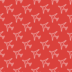 Seamless pattern with planes.