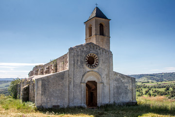 Fototapeta premium ruin of a cathedral in Sardinia