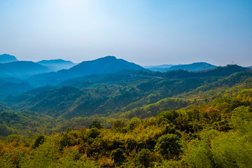 Fototapeta na wymiar mountain landscape ,khao kho thailand