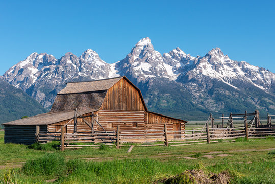 Moulton Barn in Grand Teton National Park, Wyoming, USA