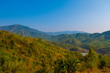 mountain landscape ,khao kho thailand
