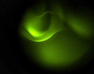 Shiny neon geometric waves template