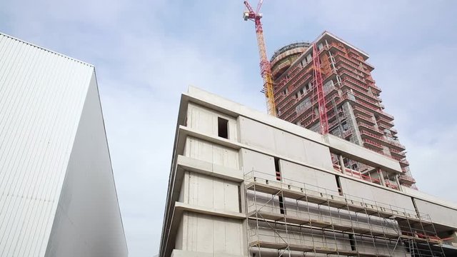 Residential Building Tower Construction in Frankfurt