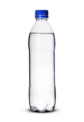 plastic small bottle with liquid