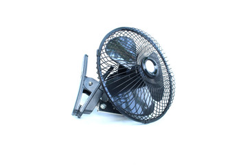 electric fan on islated white