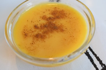 very tasty traditional Spanish natilla