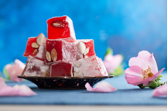 Original Turkish Sweets On The Table