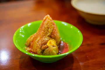 Traditional food that the Dragon Boat Festival will definitely eat, handmade meat,