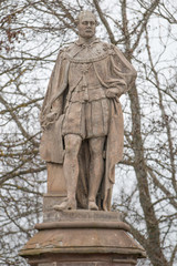 Fototapeta na wymiar Prince Albert Statue Perth City Perth and Kinross Scotland Great Britain