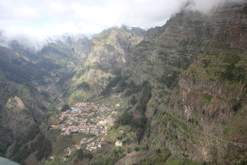 Naklejka premium Nuns Valley, Madiera