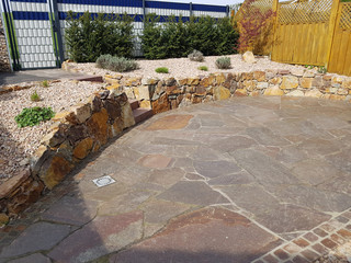 Trockenmauer, Natursteinmauer, Bruchstein