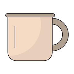 Coffee mug drink cartoon isolated