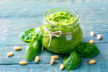 Homemade pesto