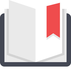 book bookmark office icon