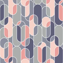  Ovale vorm naadloos patroon in retro stijl © galyna_p