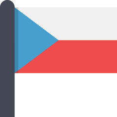 flag czech republic icon