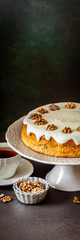 Pumpkin Cake with Cream Cheese Frosting