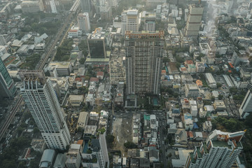 Top view Bangkok , City, Thailand