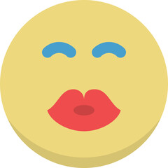 kiss emoticons icon