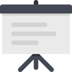 presentation text business icon