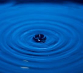 blue water drop
