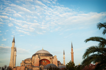 Fototapeta na wymiar Hagia Sofia chuche museum and mosque istanbul 