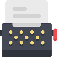 typewriter office icon