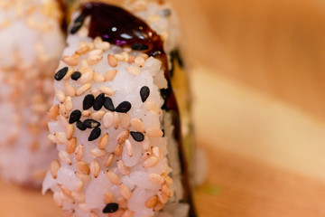 japanese food fish sushi serving