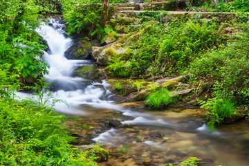 Waterfall on Armenteira river