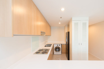 Modern, bright, clean, kitchen interior 