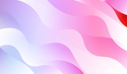 Geometric Wave Shape with Gradient Blurred Abstract Background. For Greeting Card, Flyer, Poster, Brochure, Banner Calendar. Vector Illustration.