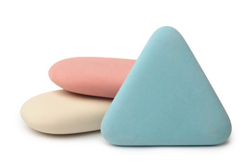 Colorful erasers