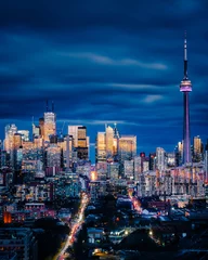 Fotobehang Epic City Skyline of Toronto Canada © Tyler
