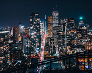 Obraz na płótnie Canvas Epic City Skyline of Toronto Canada