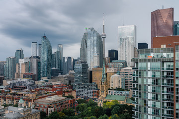 Fototapeta na wymiar Epic City Skyline of Toronto Canada