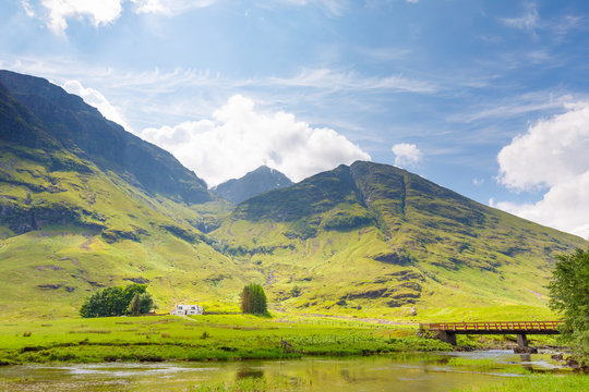 beautifull landscape near Three sisters at glencoe