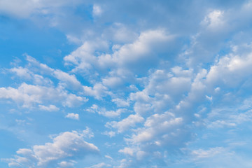 Blue sky with light cloud