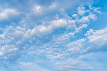 Blue sky with light cloud