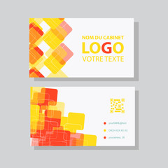 Business card vector background