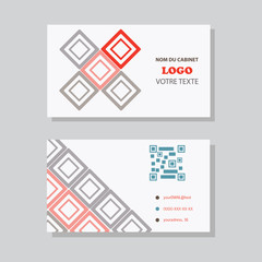 Business card vector background