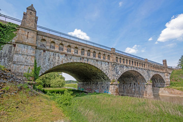 Kanalbrücke der Alten Fahrt des Dortmund Ems-Kanals über der Lippe bei Datteln