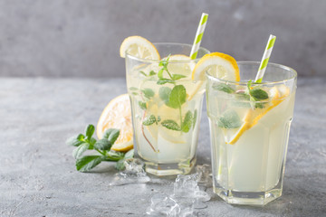 Fresh summer lemonade
