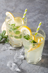 Fresh summer lemonade
