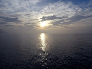 Obraz premium Sea view at sunrise