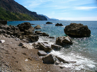 cozy sea bay of Montenegro