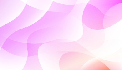 Obraz premium Vibrant And Smooth Gradient Soft Colors Wave Geometric Shape. For Cover Page, Poster, Banner Of Websites. Vector Illustration.