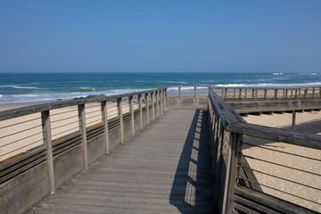 central beach of Hossegor Soorts France