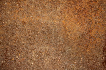 Old brown corrosion iron sheet - texture rusty metal background